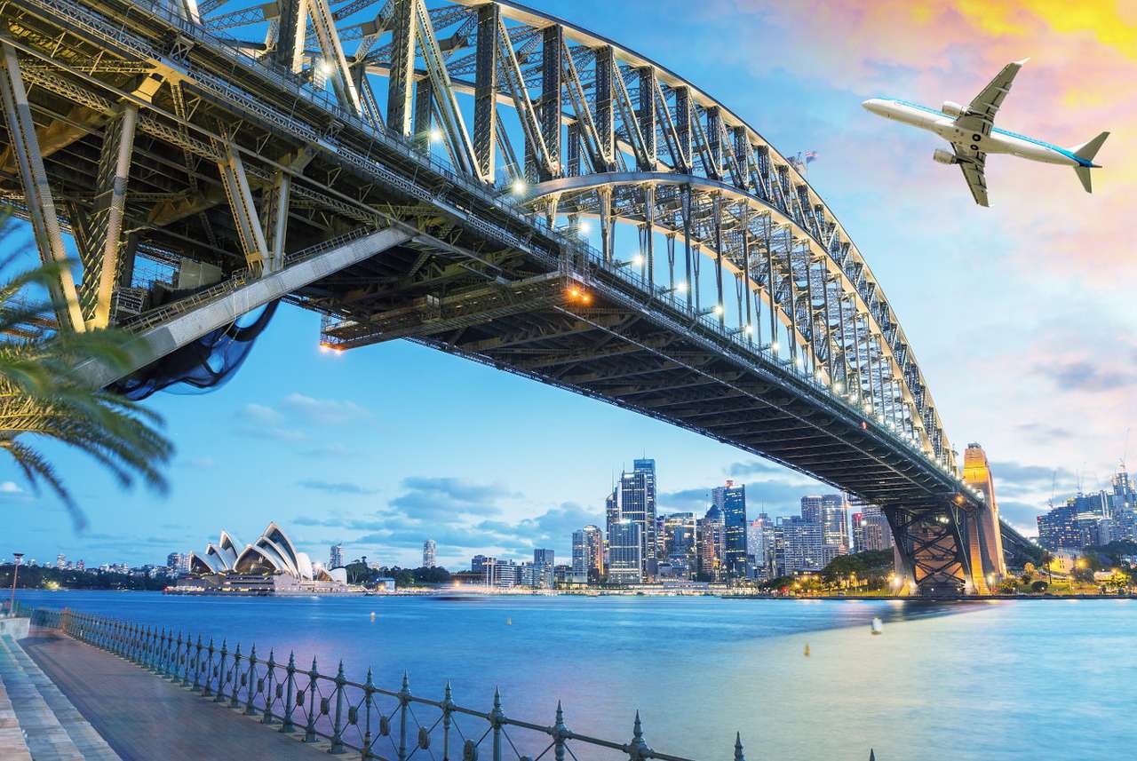 Harbour Bridge στο Σίδνεϊ (Αυστραλία) online παζλ