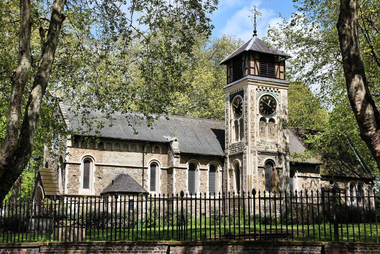 St Pancras Church in London (Great Britain) puzzle