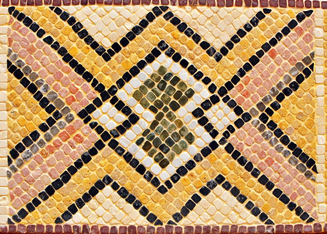 Moroccan mosaic puzzle online from photo