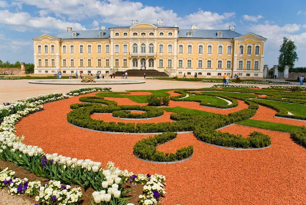 Rundāle Palace (Lotyšsko) puzzle online z fotografie