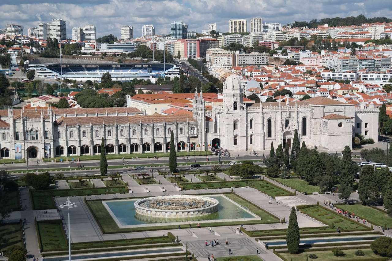 Манастирът Йеронимити в Санта Мария де Белем (Португалия) онлайн пъзел