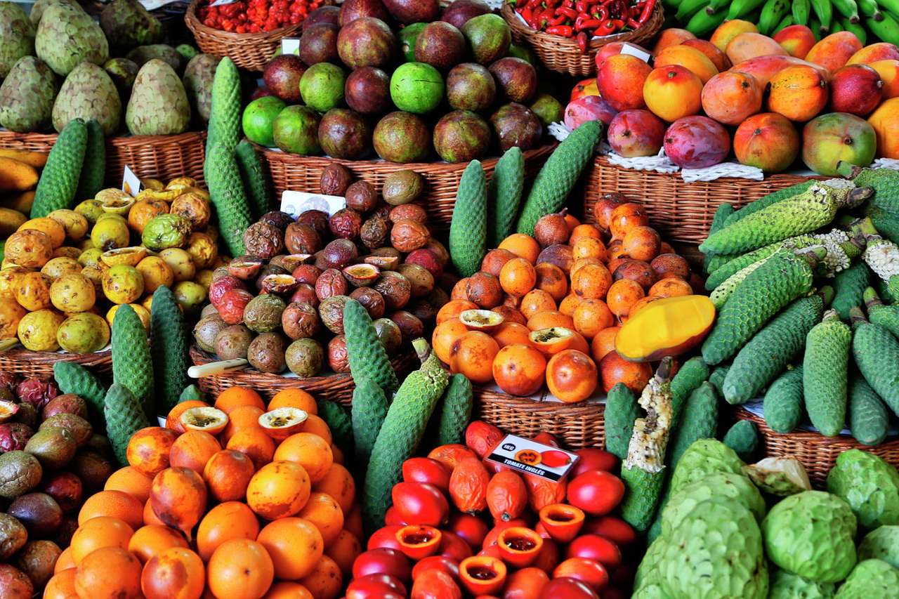 Αγορά Mercado Dos Lavradores στη Μαδέρα (Πορτογαλία) online παζλ