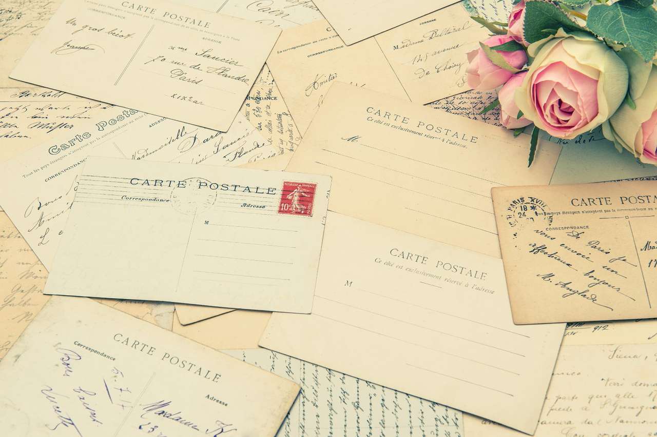Old letters and postcards online puzzle