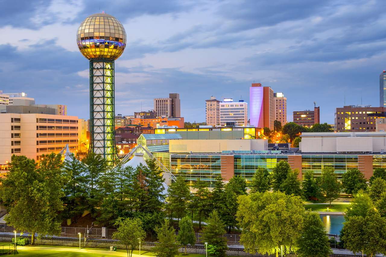 Sunsphere a Knoxville (USA) puzzle online