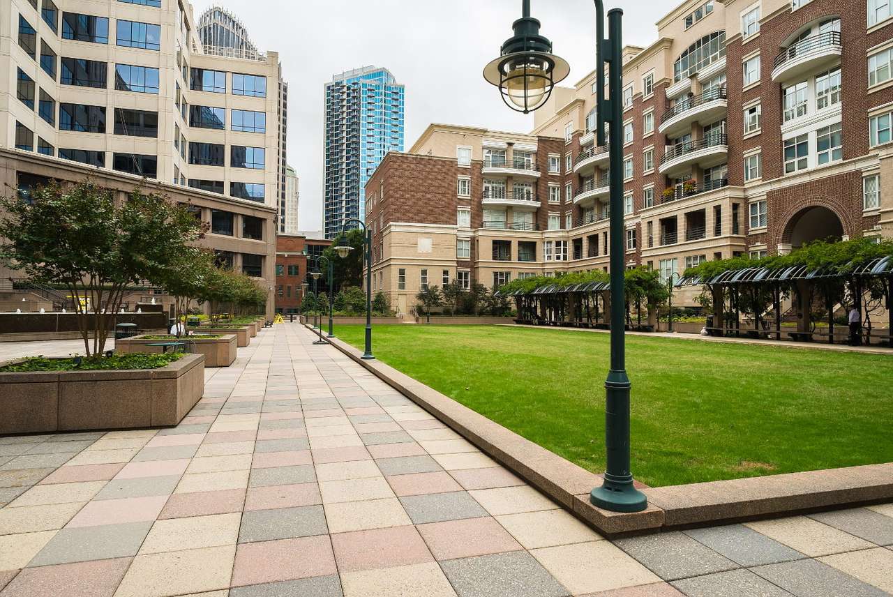 Charlotte city center (USA) puzzle online from photo