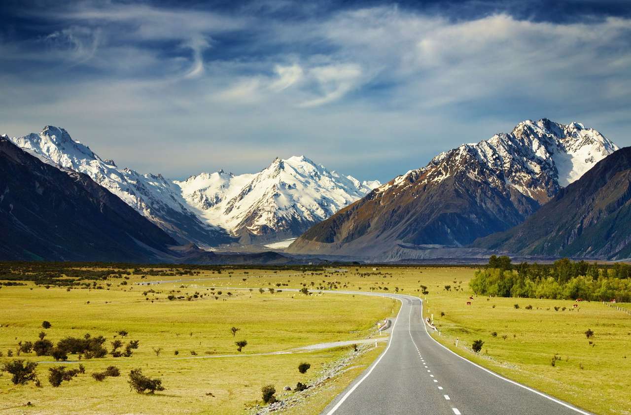 Zuidelijke Alpen (Nieuw-Zeeland) online puzzel