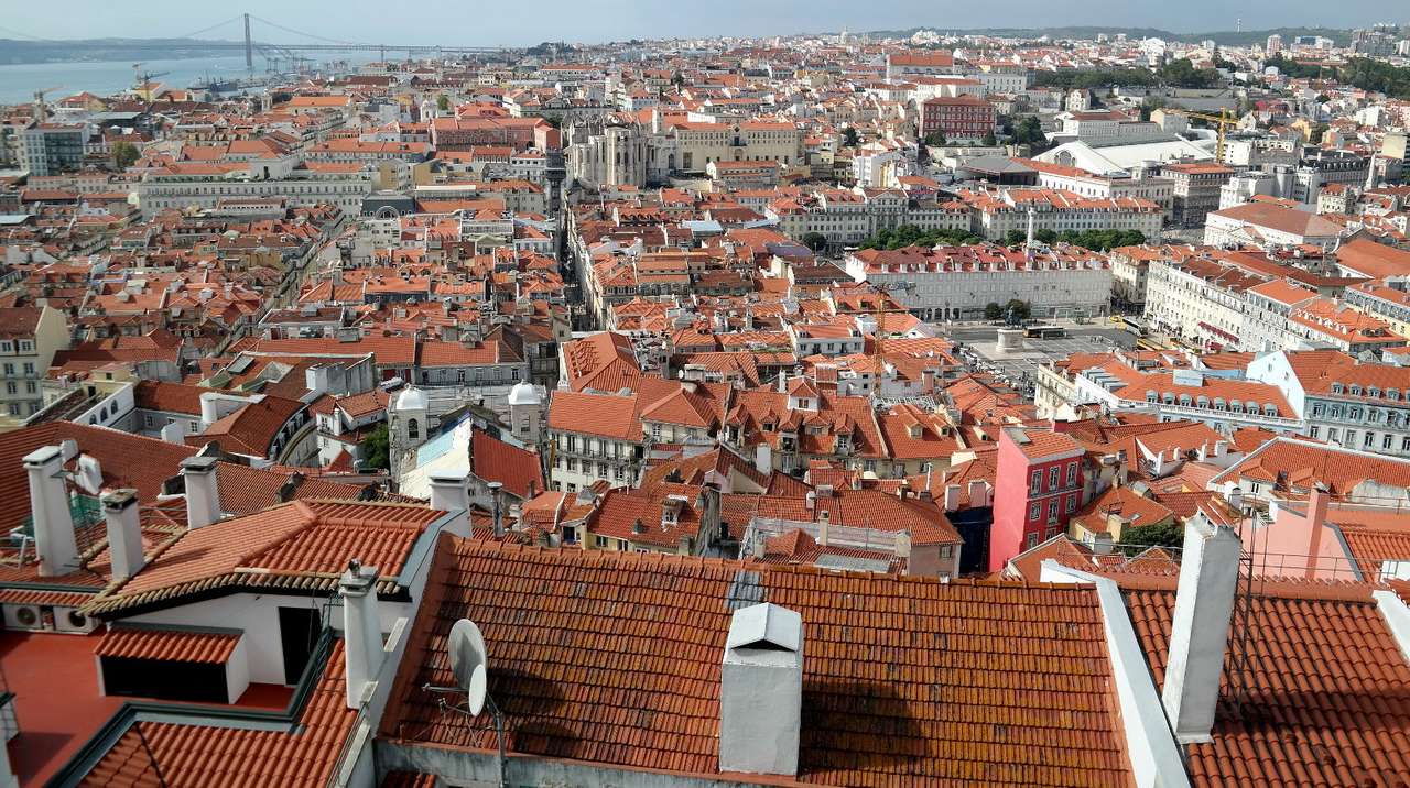 Panorama över Lissabon Pussel online