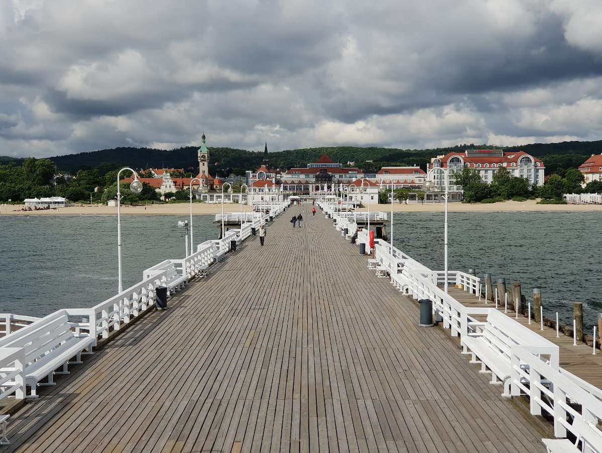 Pier in Sopot (Poland) online puzzle