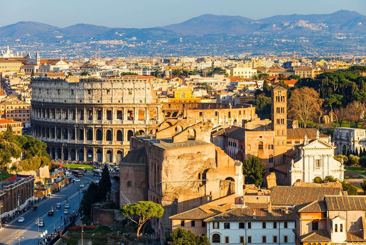 Το Ρωμαϊκό Κολοσσαίο (Ιταλία) παζλ online από φωτογραφία
