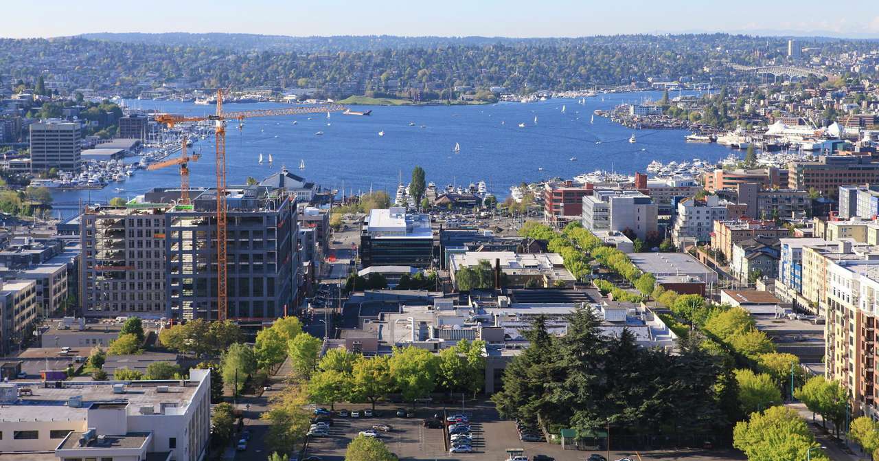 Quartiere di South Lake Union a Seattle (USA) puzzle online