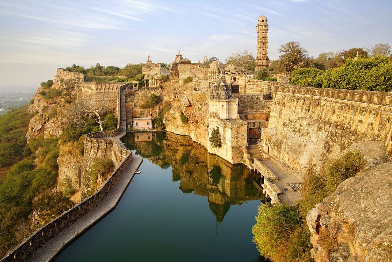Крепостта Читор (Индия) онлайн пъзел