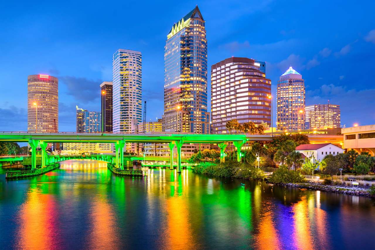 Downtown Tampa, Flórida (EUA) puzzle online a partir de fotografia