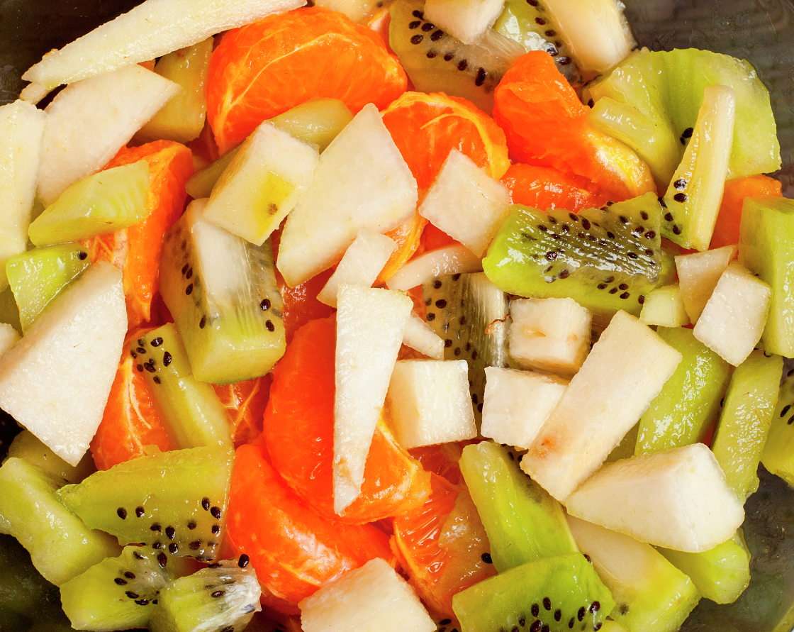 Salada de frutas ácidas puzzle online a partir de fotografia