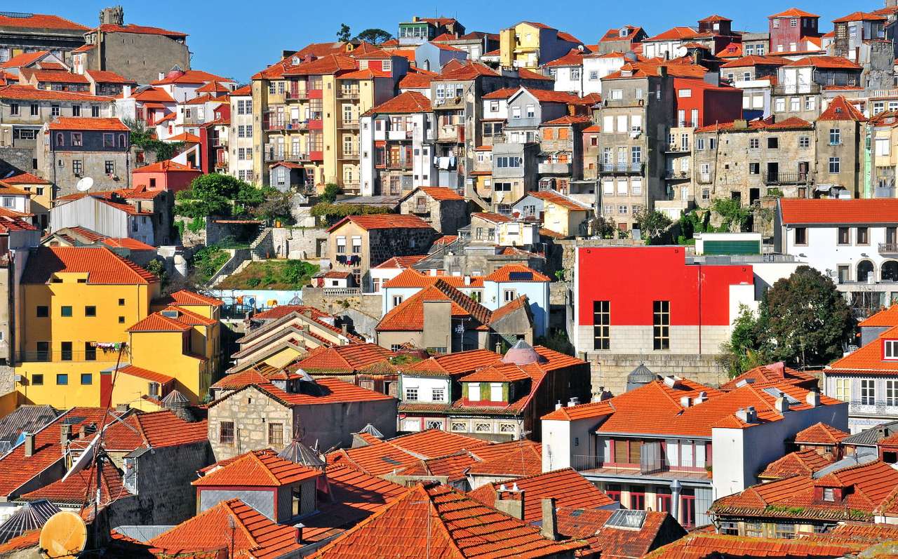 Gamla stan i Porto (Portugal) Pussel online