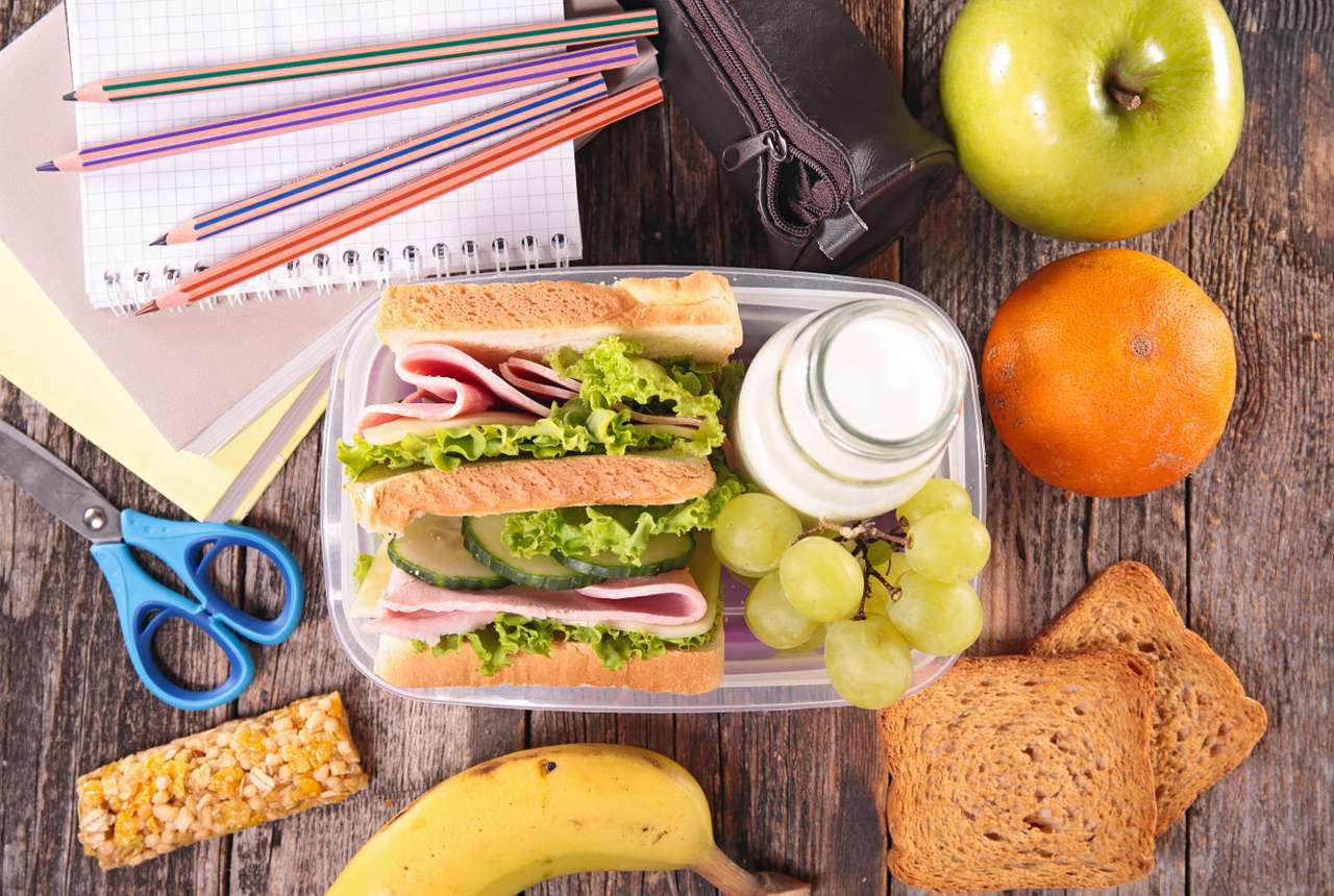 Школьный бутерброд онлайн-пазл
