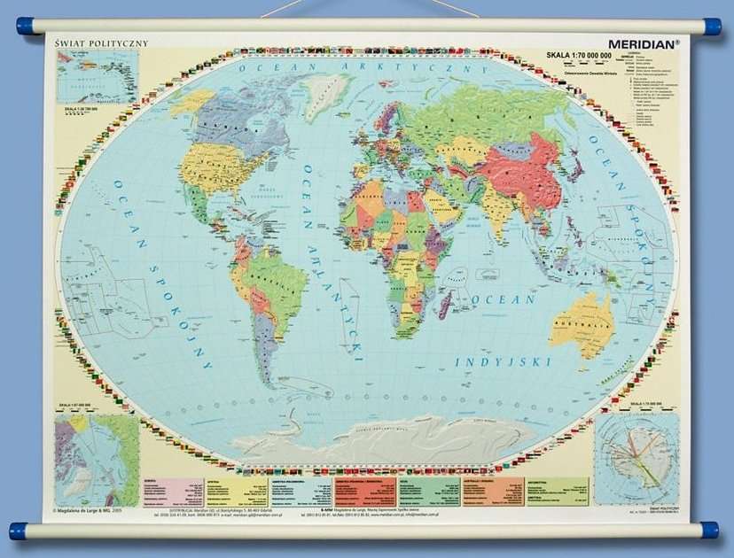 карта на света онлайн пъзел