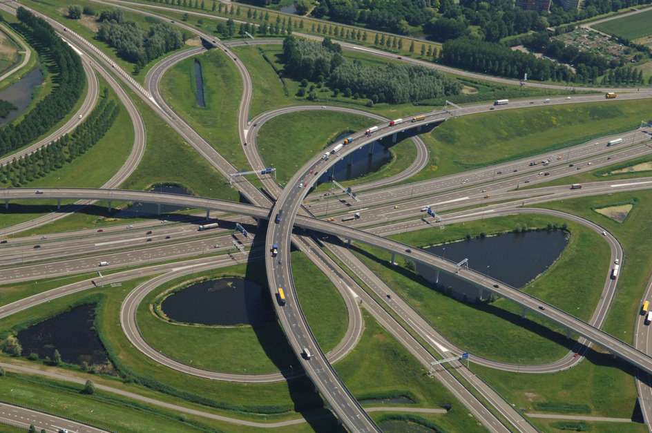 Rotterdam A15 motorväg Pussel online