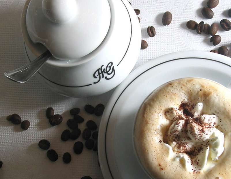 Kaffe pussel online från foto