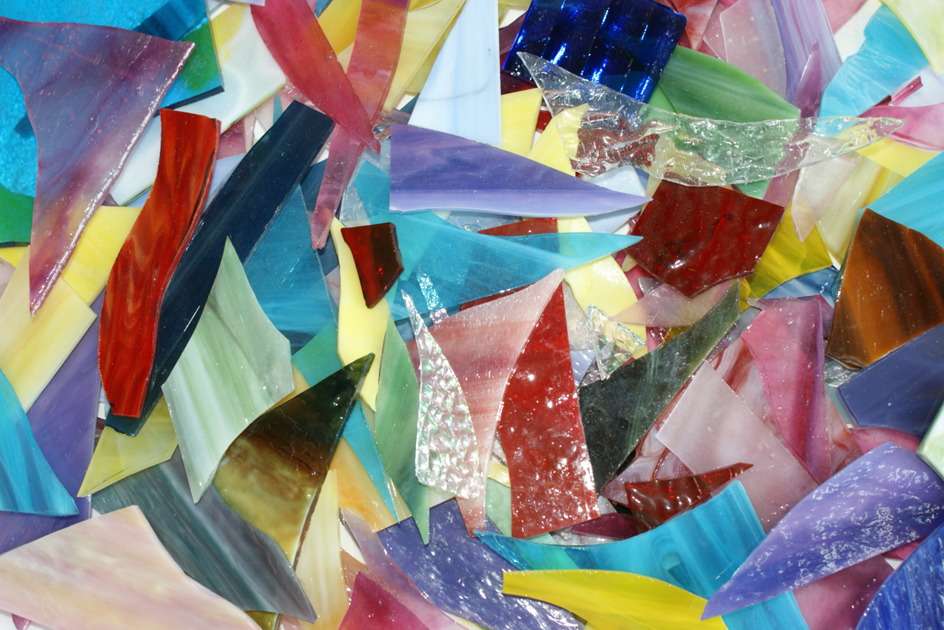 Gebrandschilderd glas puzzel online van foto