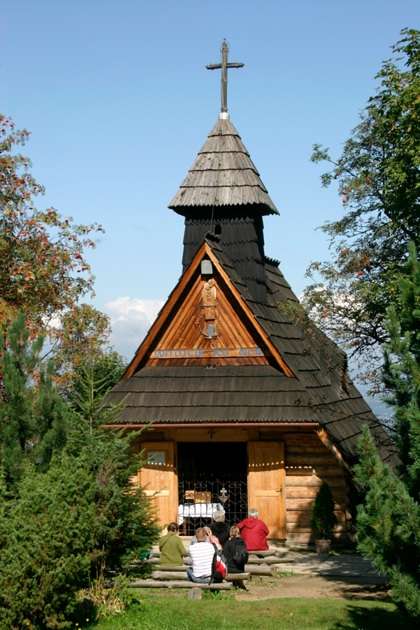 Una capilla en Gubałówka rompecabezas en línea