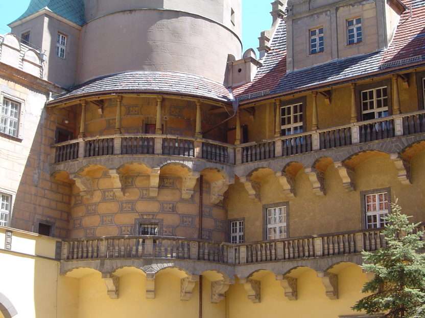 Castillo de Oleśnica. rompecabezas en línea