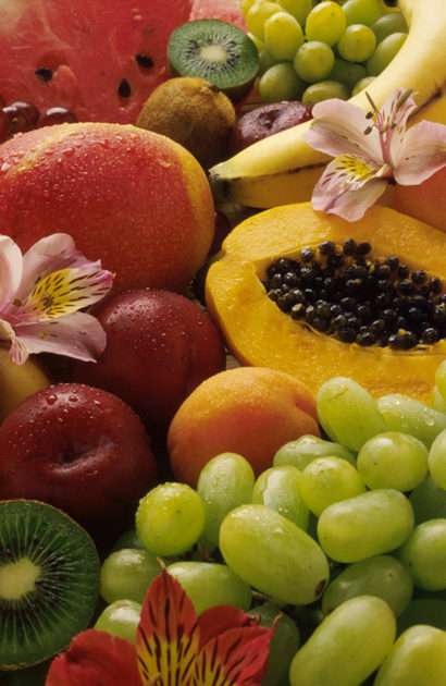 Tropisk frukt. pussel online från foto