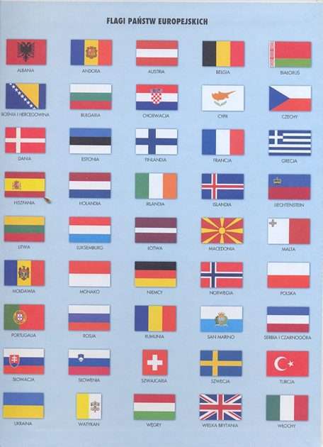 Zászlók online puzzle