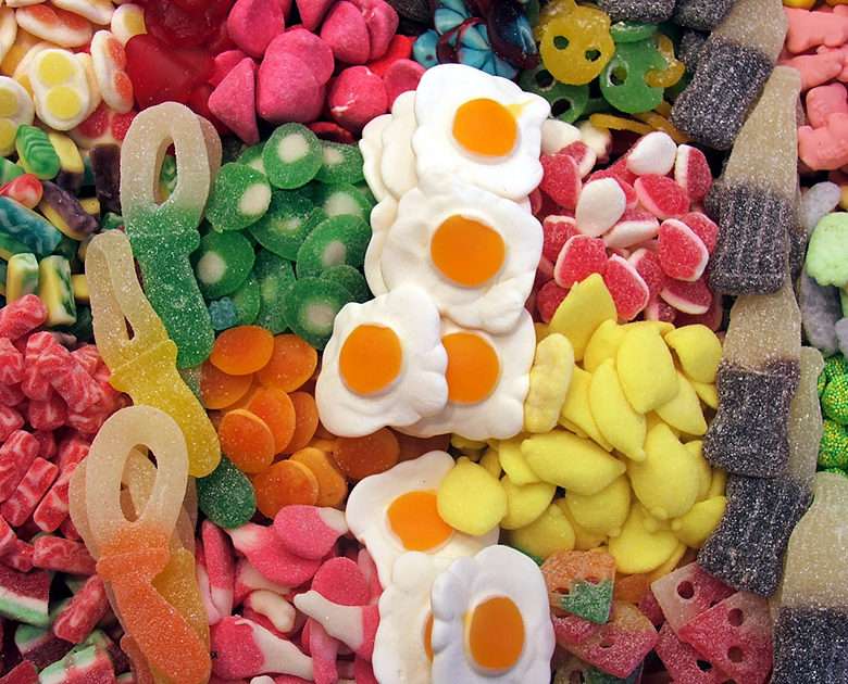 желирани бонбони онлайн пъзел от снимка