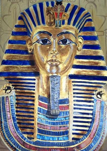 Tutankhamun pussel online från foto