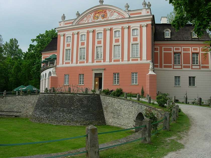 El castillo de Kurozwęki puzzle online a partir de foto