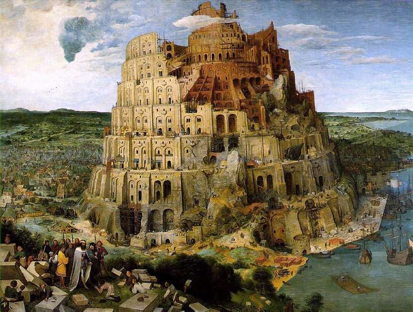 Brueghel "Torre de Babel" quebra-cabeça