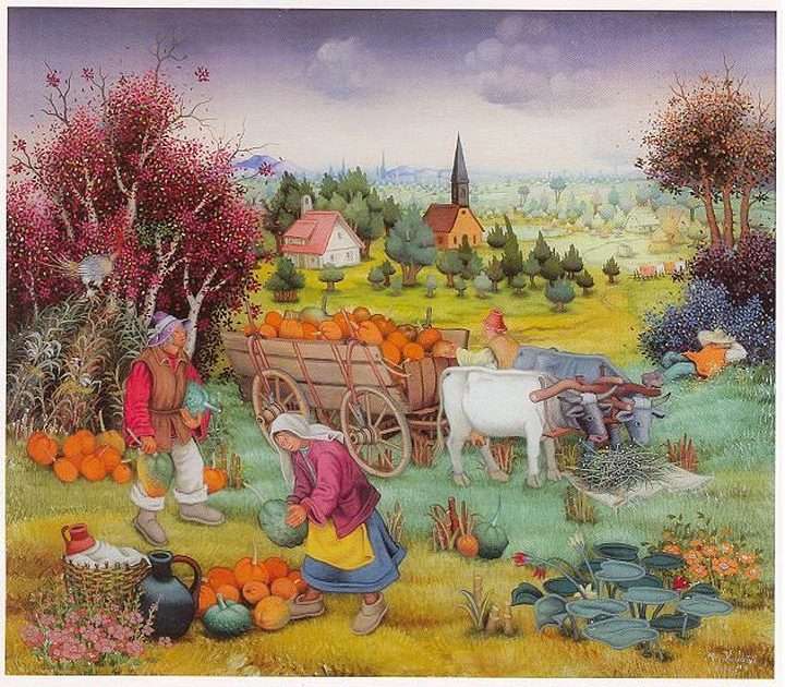 Naive Art from Croatia online puzzle