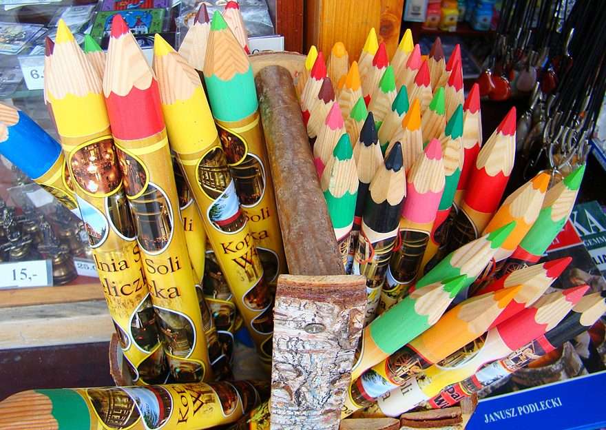 Crayones de Wieliczka. rompecabezas en línea