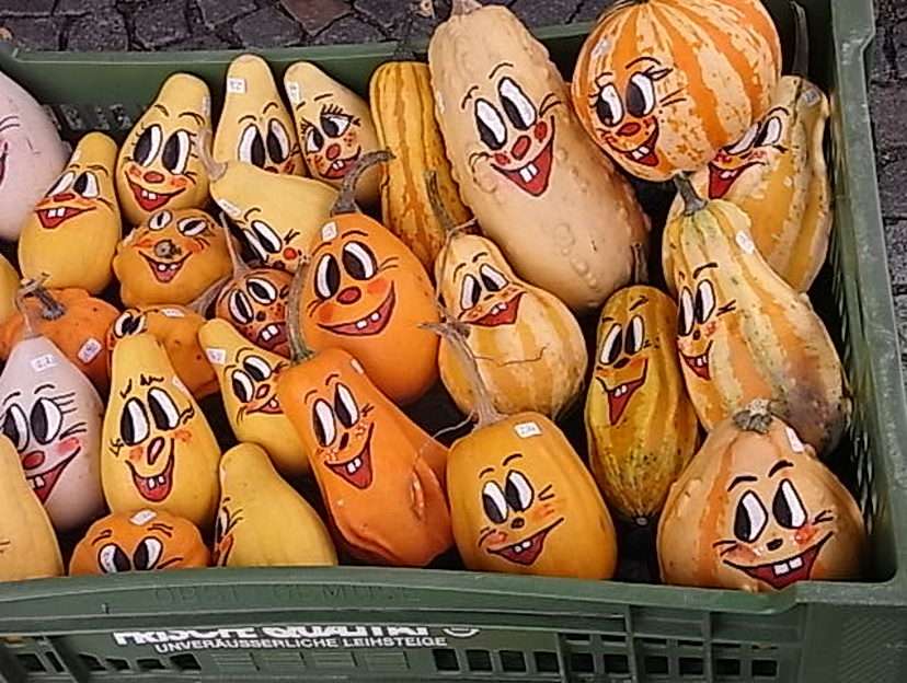 Happy Pumpkins för BI ... pussel online från foto