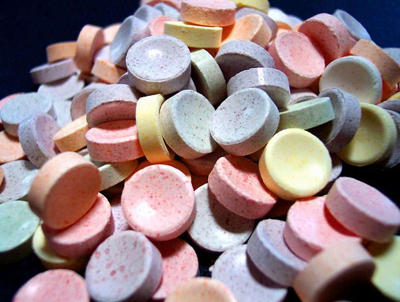 бонбони на прах онлайн пъзел от снимка