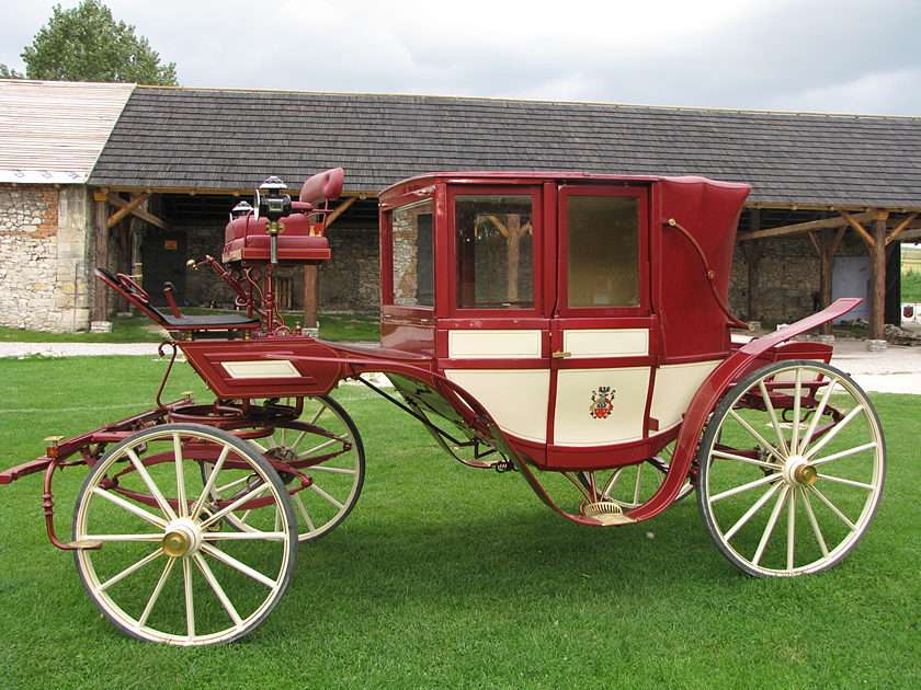 Carriage puzzle online from photo