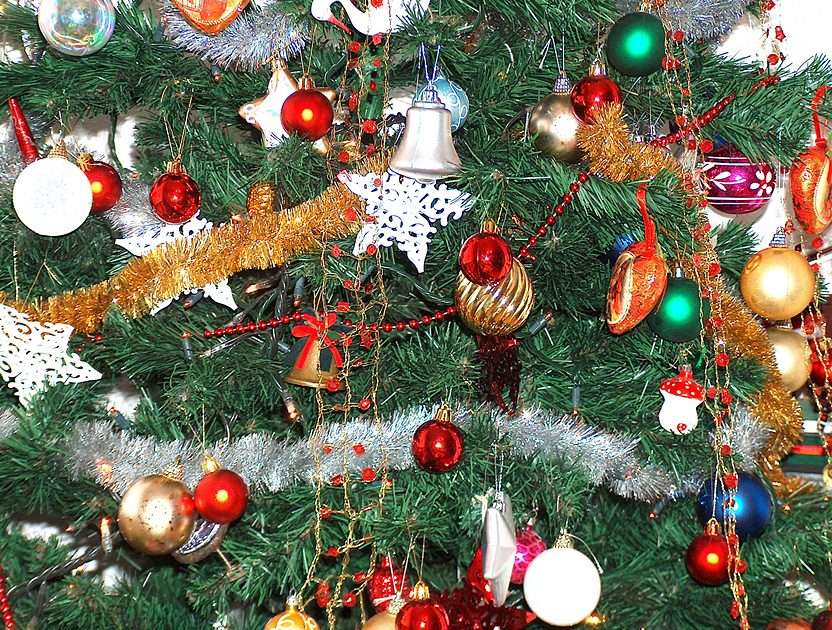 Χριστουγεννιάτικο δέντρο. παζλ online από φωτογραφία