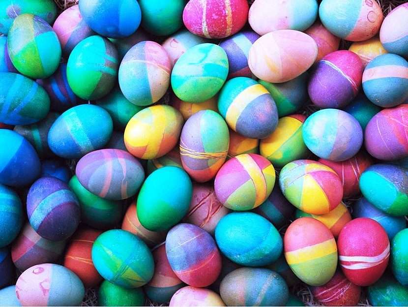 Velikonoční vajíčka puzzle online z fotografie