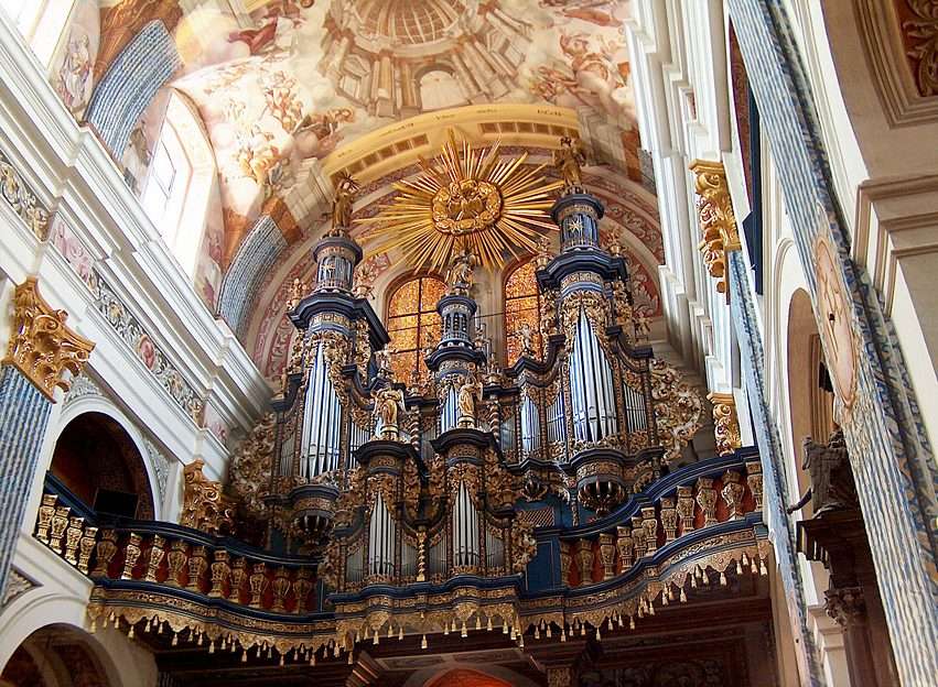 Het orgel in Święta Lipka online puzzel
