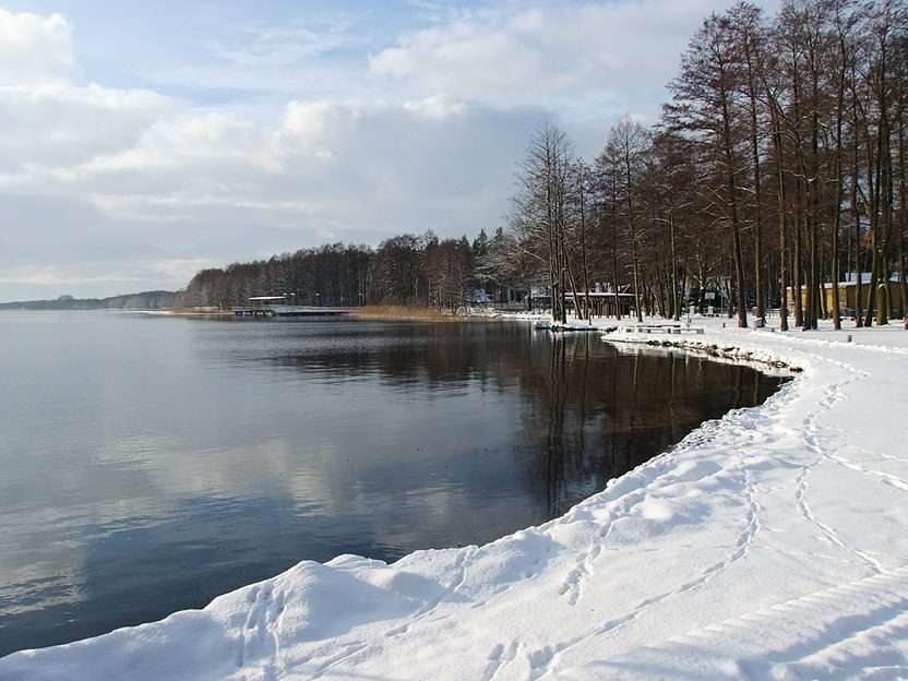På sjön Miedwie pussel online från foto