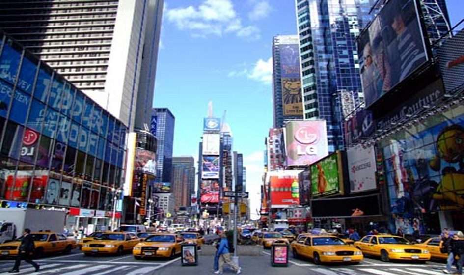 Time Square -New York puzzle online from photo