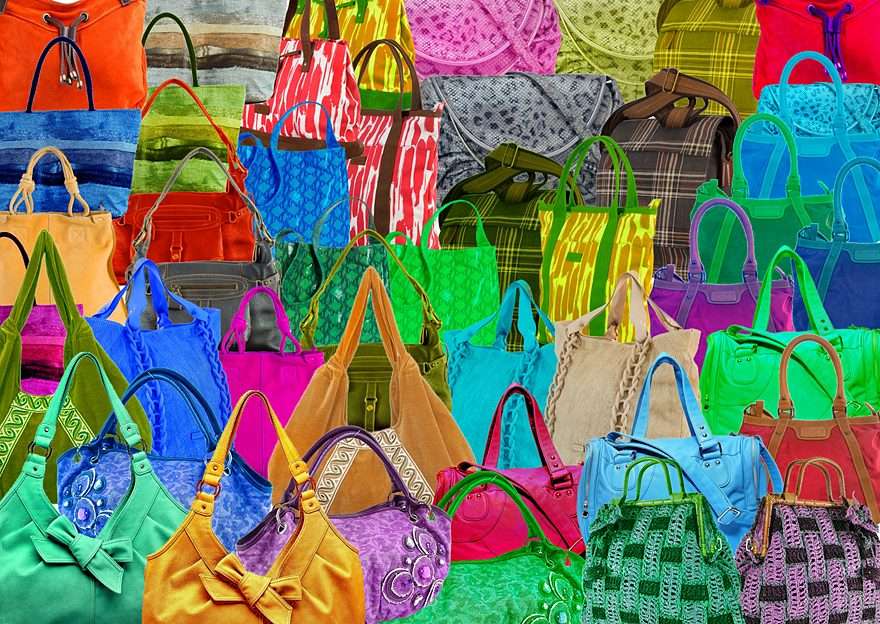 Vandaag gaan we met de tassen;)) online puzzel