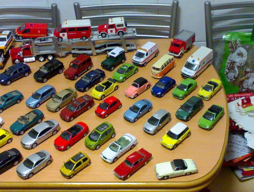 miniaturas de coches puzzle online a partir de fotografia