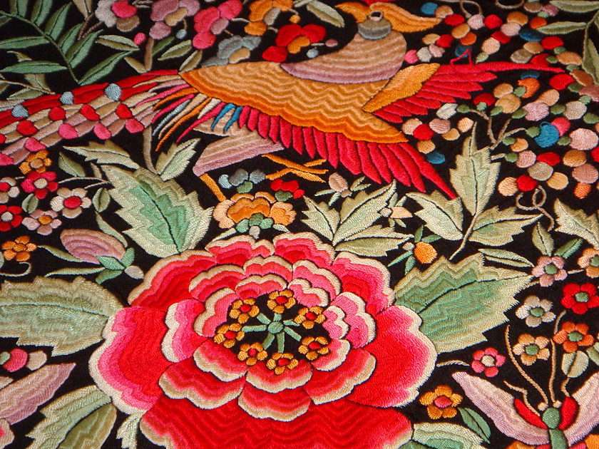 bordado de manton de manila online puzzle