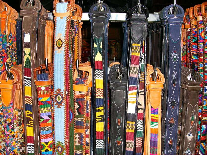Cinturones de Guatemala puzzle en ligne à partir d'une photo