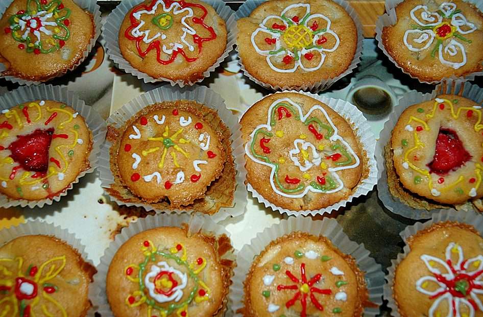 Cupcakes puzzle online from photo