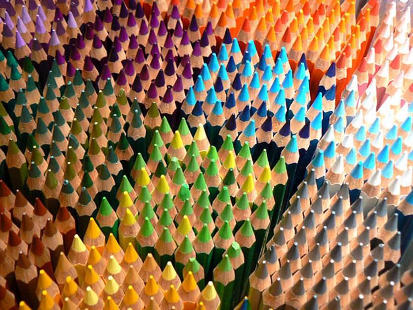 Lápices de color rompecabezas en línea