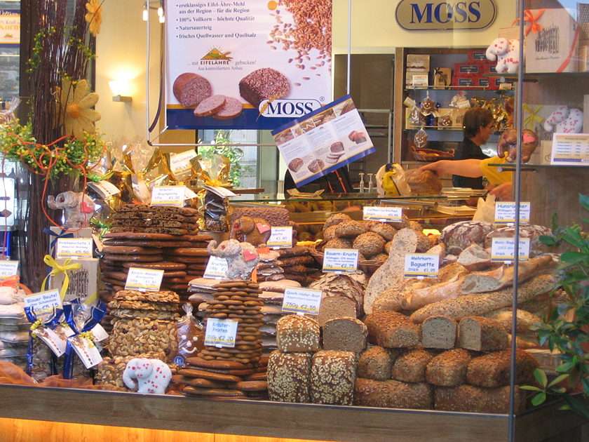 Eine Bäckerei irgendwo in Europa Online-Puzzle