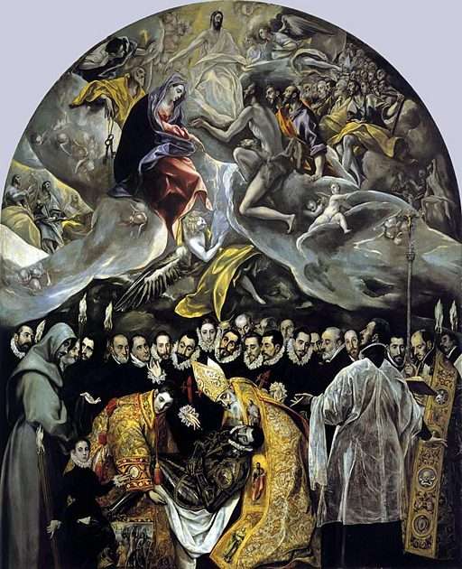 El entierro del conde de Orgaz - El Greco rompecabezas en línea