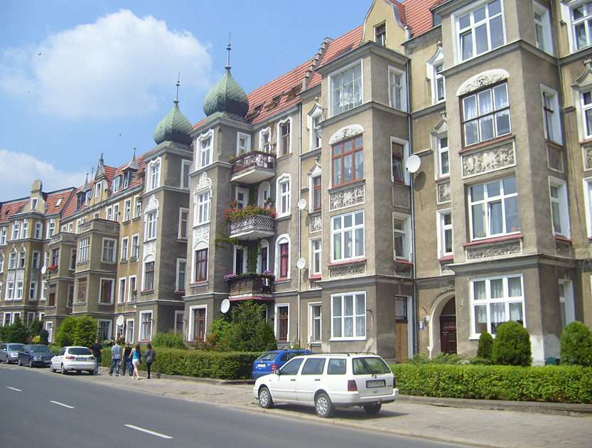 Шчецин, ул. Й. Словацки, продължи онлайн пъзел от снимка